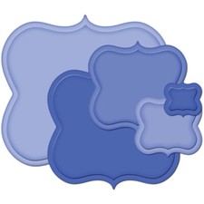 Spellbinders S4-311 Nestabilities Labels Nineteen 19 5PC Die Set