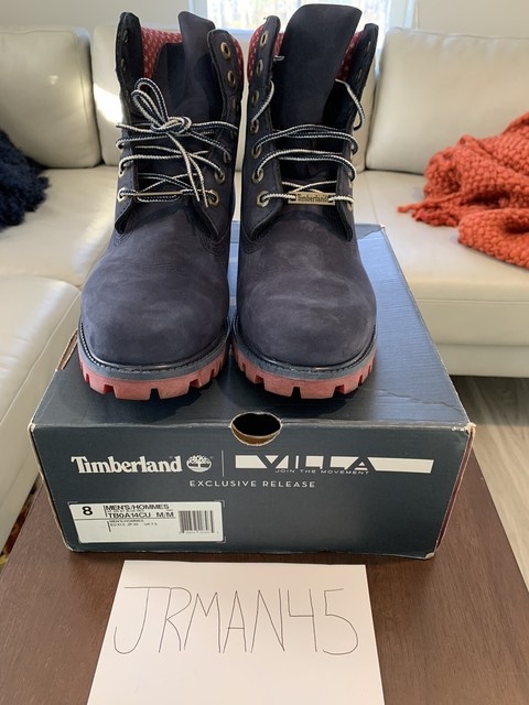 timberland 6 inch navy blue