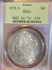 1878-S OGH! PCGS MS64 Morgan Silver Dollar