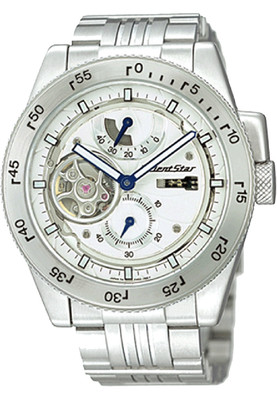 NOS Orient Star Automatic Watch Retro-Future Camera Concept White Dial YFH02001S