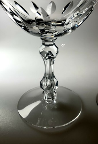 Tiffin Empire-Essex Stem #17679 (Pair of CHAMPAGNE Glasses) 5 3/8" PERFECT - Picture 5 of 5