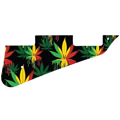 Pickguard For Gibson Les Paul Standard & Custom USA rasta drip