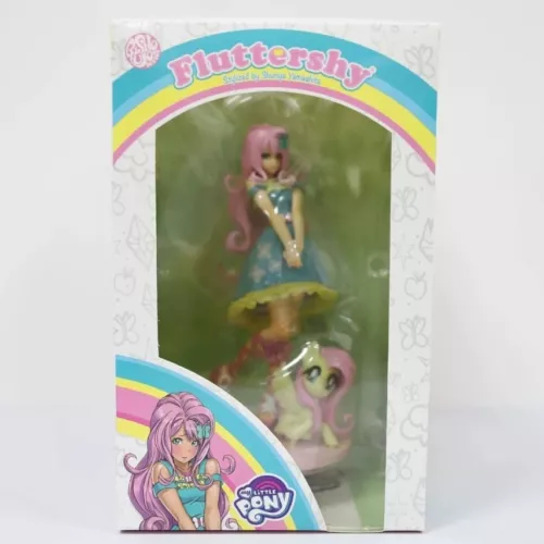 Modellino anime 8" My Little Pony Bishoujo Fluttershy PVC regalo - Foto 9 di 11