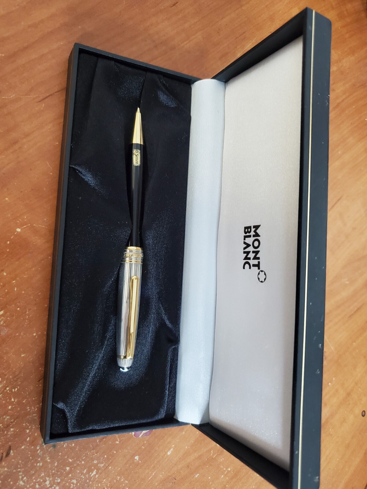 Montblanc Meisterstuck Solitaire Sterling Silver Duoe Pencil 0.5mm