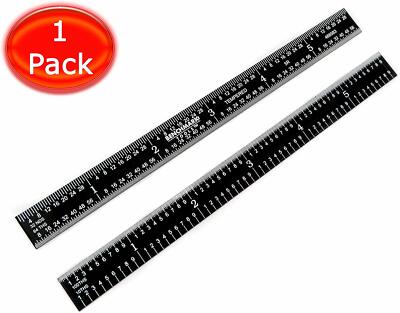 Benchmark Tools 6'' 5R Flexible Machinist Rule Grad Black Chrome Stainless Steel