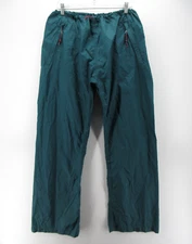 Eastern Mountain Sports Pants Women Large Blue EMS Windbreaker Hiking Baggy Y2K