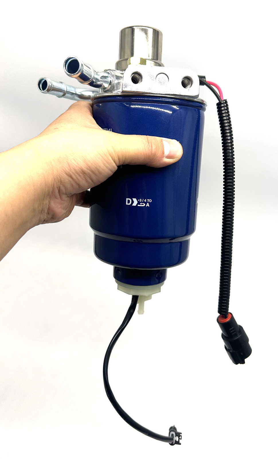 Fuel Filter Head For Chevrolet 2004-2013 Plus Red Billet Aluminum Spacer Plate E