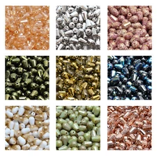 Rutkovsky 151-15101 Drop Fire Polished Beads Czech Glass 8x6mm Size 10g Pack