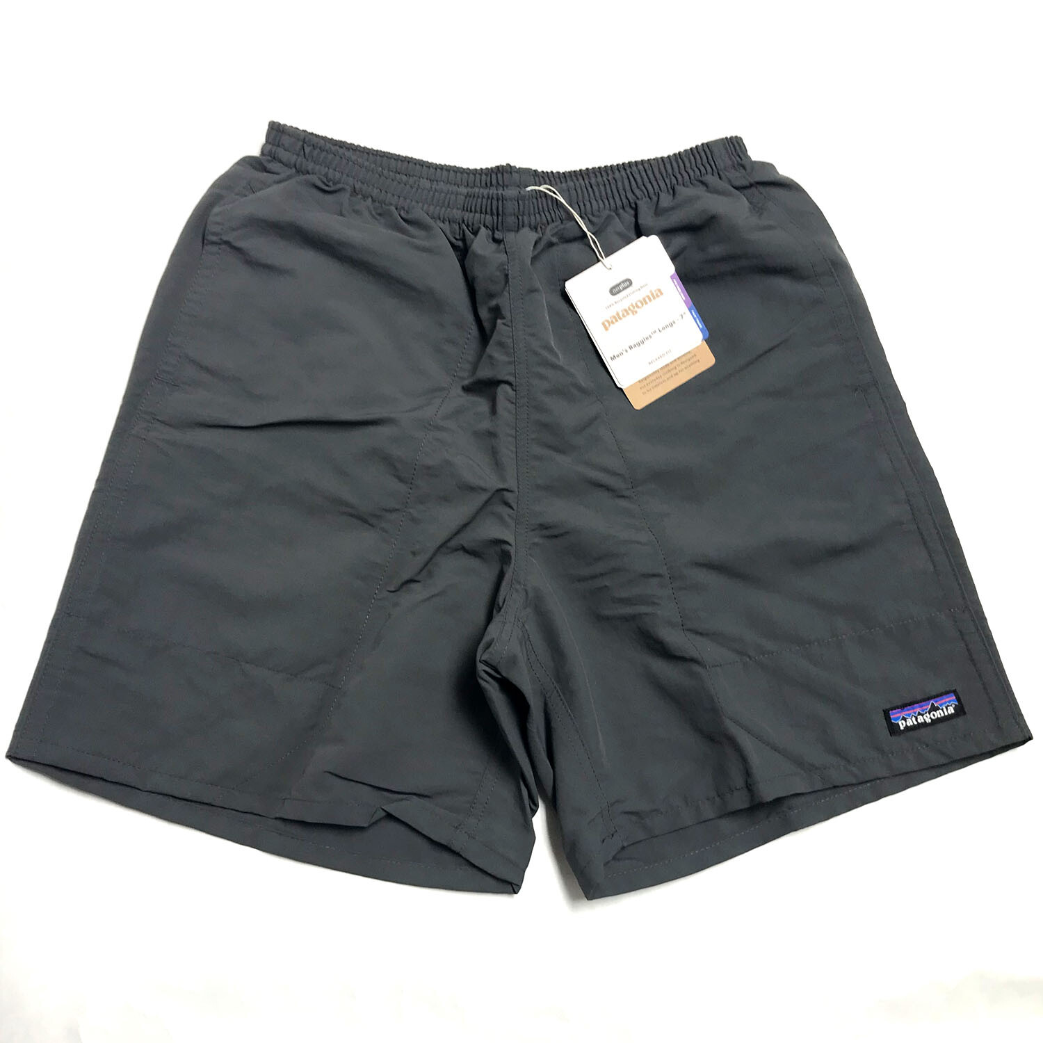 Patagonia Mens Baggies Longs 7" shorts swim trunk Grey eBay