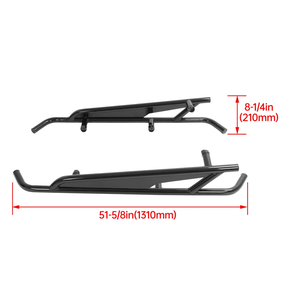 Deslizadores de roca Nerf Bar lateral pateador de árbol para Can Am Maverick X3 2017-2024 2 plazas Foto 2 de 4