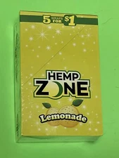 FREE GIFTS🎁Hemp🍁Zone Lemonade🍋75 High Quality Rolling Papers 15pks Herbal💨♨️