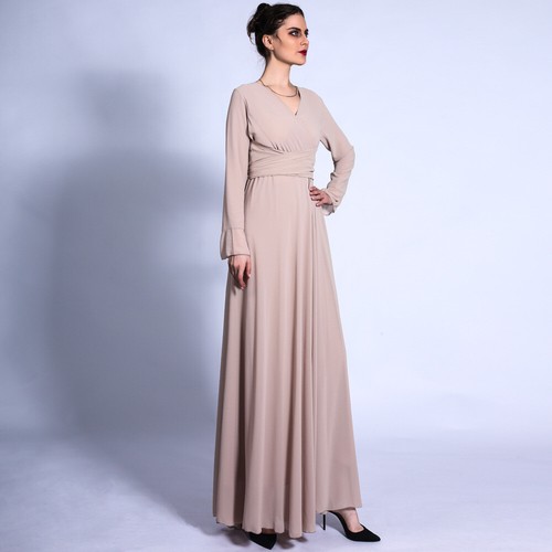 Ramadan Kaftan Abaya Muslim Women Long Dress Maxi Robe Dubai Party Gown Abayas - Picture 49 of 220