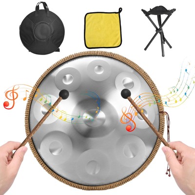 Handpan Drum In D Minor 9/10/12 Notes 22 Inche Steel Drum Percussion Instrument