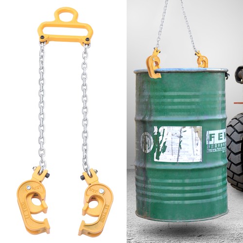 Plastic & Metal Drum / Barrel Lifting Sling 1Ton Chain Lifter for