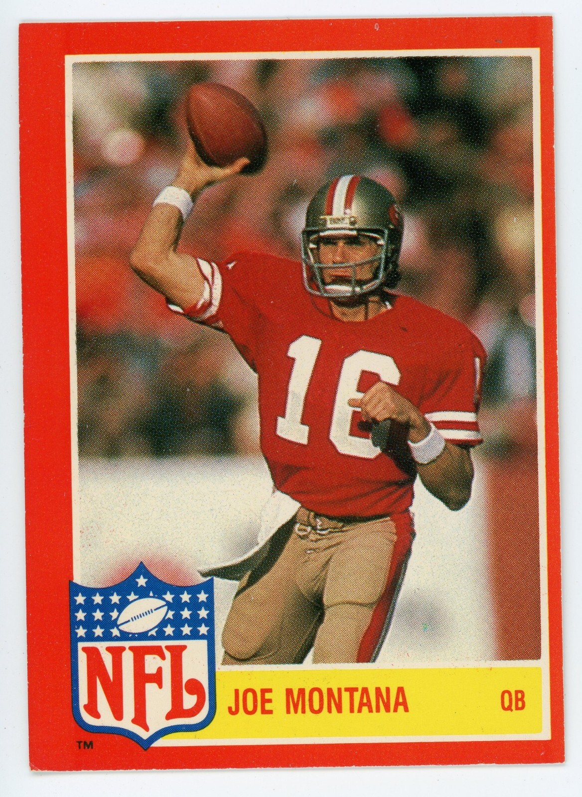 1985 Topps Joe Montana Glossy Star Set #7 49ers Ex-Mt
