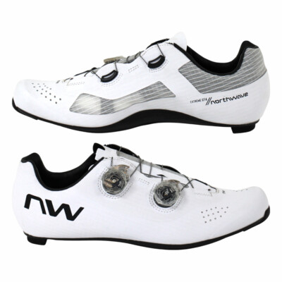 NW Northwave Extreme GT 4 Weiß Schwarz Rennradschuhe Fahrradschuhe Schuhe