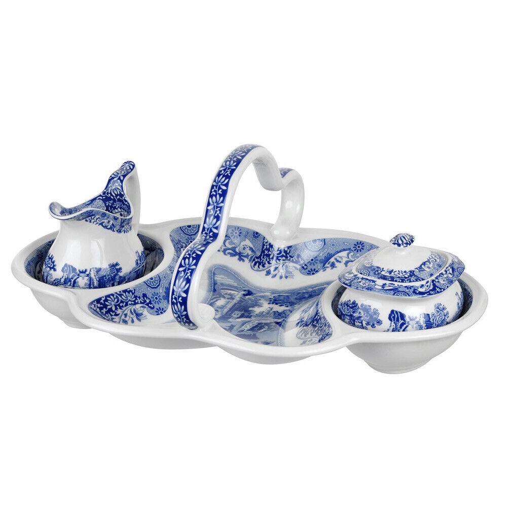 NEW Spode 200th Anniversary Blue Italian Entertaining Set NEW Spode 200th Anniversary Blue Italian Entertaining Set