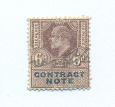 BA02 - 0098 - KEVII - 6d - Contract Note