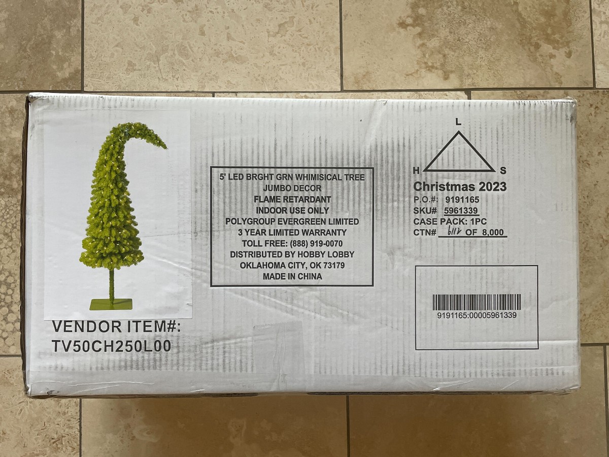 Hobby Lobby Bright Green, Bendable, and Whimsical Christmas