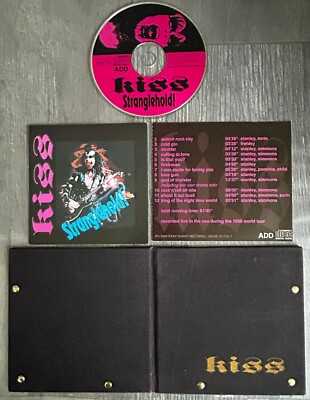 KISS CD Stranglehold Live In The USA 1980 Velvet Gatefold Vintage