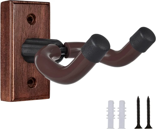 Guitar Wall Mount Guitar Hanger Solid Wood Wall Hanger 1 Pack