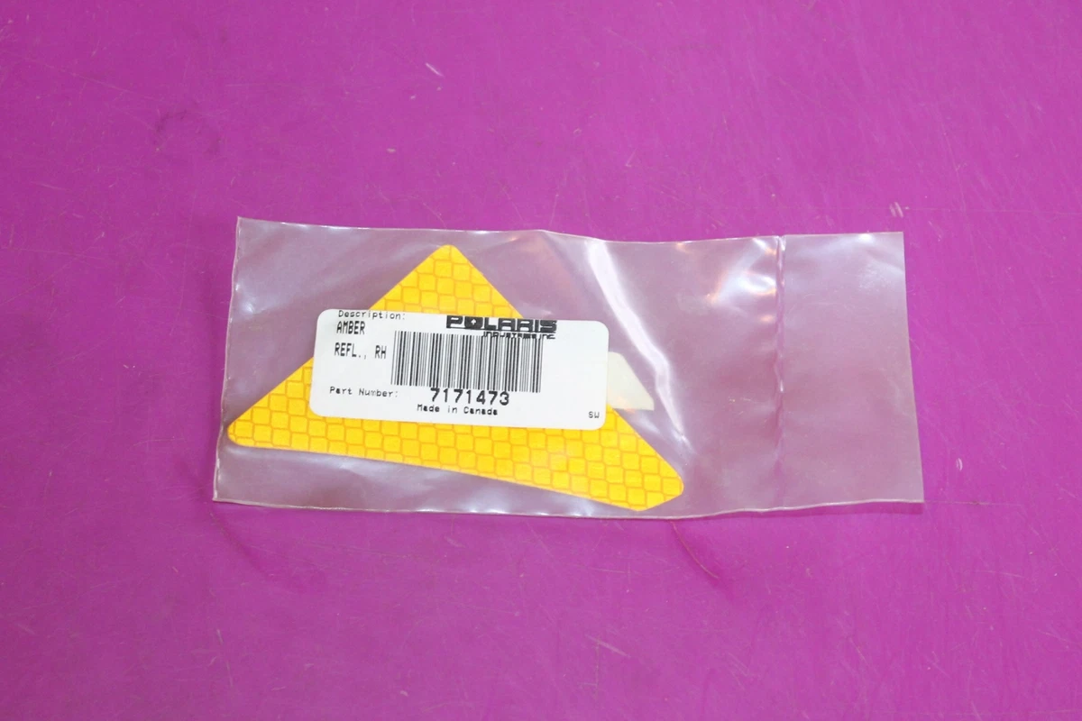 OEM Polaris Amber Refl. RH. Part 7171473. Acquired from a closed 