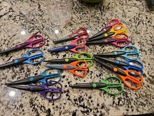 Set Of 15 Crafting Scissors Zigzag Wavy Fancy Border