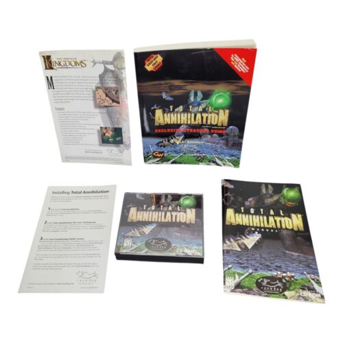 Total Annihilation & Core Contingency & Battle Tactics PC Windows 95/98 & Guide