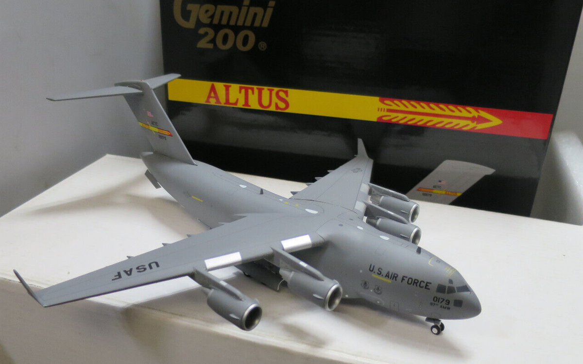 1/200 GEMINI 200 BOEING C-17 GLOBEMASTER III US AIRFORCE ALTUS