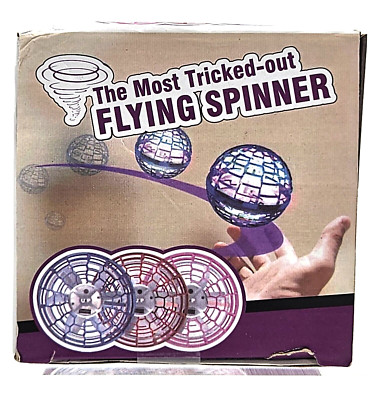 The Most Tricked-Out Flying Spinner Nova Orb Hover Sphere w/LED Lights -Blue New