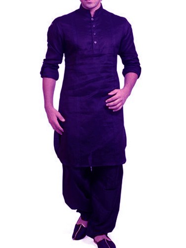 Men's Cotton Kurta Pajama Set Casual Kurta Indian Party Wear Traditional Wedding - Bild 9 von 13