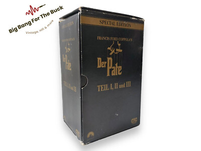 Der Pate Teil I II & III Special Edition VHS Videokassetten Box-Set Coppola Kult