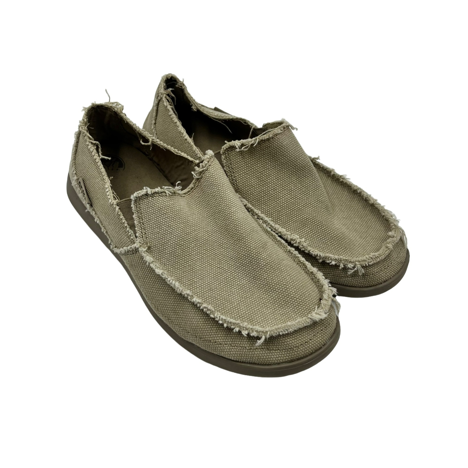 Crocs Canvas Loafers Mens 11 12 Slip On 