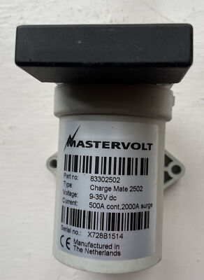 Mastervolt Charge Mate 2502 Split Charge Relais 12-24 V 250A IP21 83302502 InUK