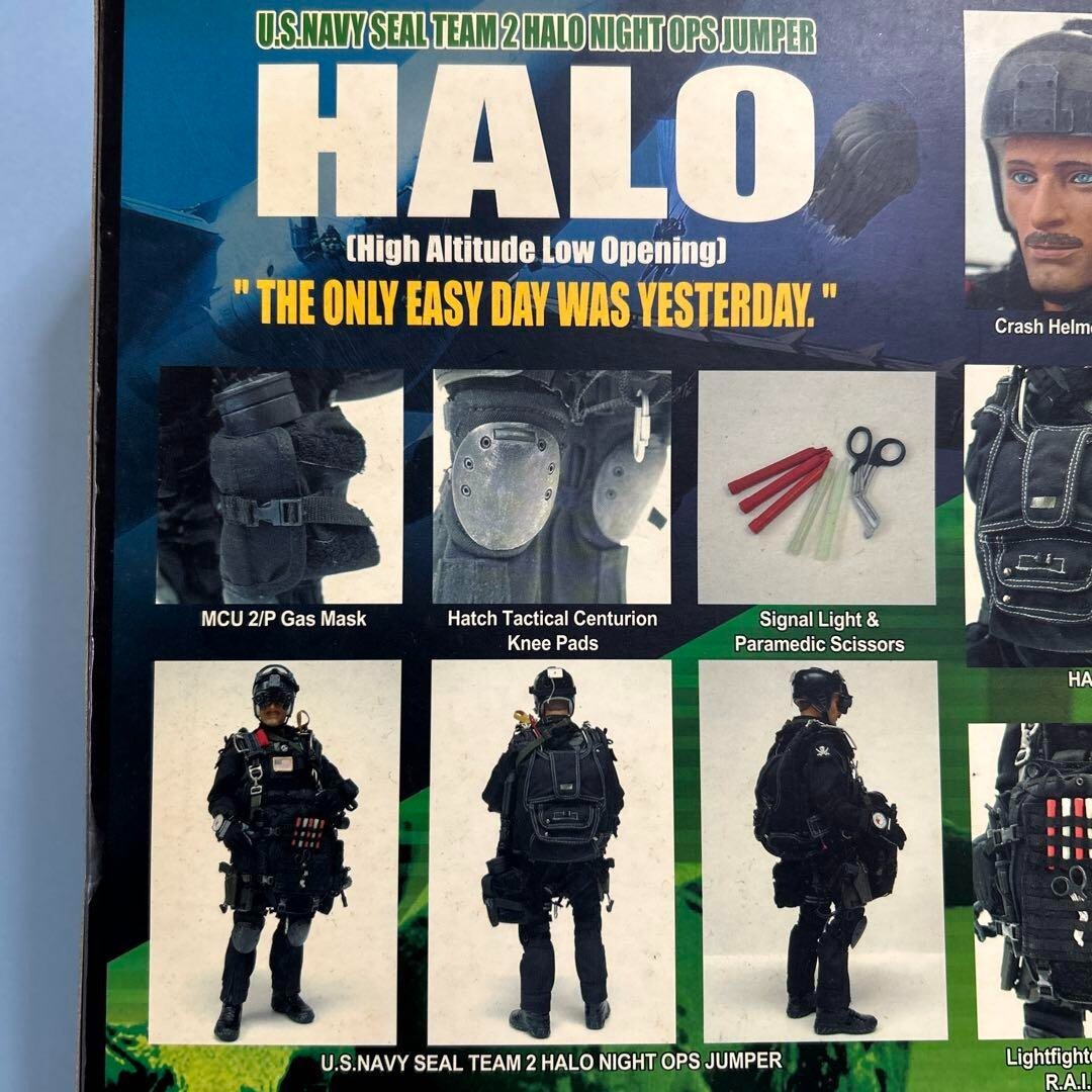 HOT TOYS U.S. NAVY SEAL TEAM 2 HALO NIGHT OPS JUMPER ACTION HOT TOYS U.S. NAVY SEAL TEAM 2 HALO NIGHT OPS JUMPER ACTION
