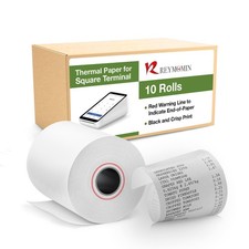 Receipt Paper Roll Compatible With Square Terminal Card POS Machine 10 Rolls