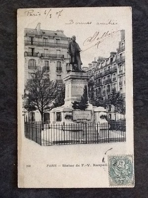 75 PARIS STATUE RASPAIL - 5428