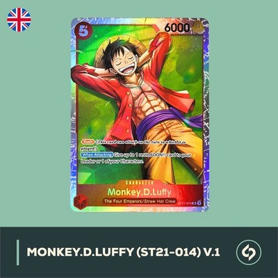 Monkey.D.Luffy (ST21-014) V.1 SR | Starter Deck: EX Gear 5 | ONE PIECE | ENGLISH