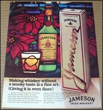 1984 Jameson Irish Whiskey Print Ad Vintage Advertisement Taste Is A Fine Art
