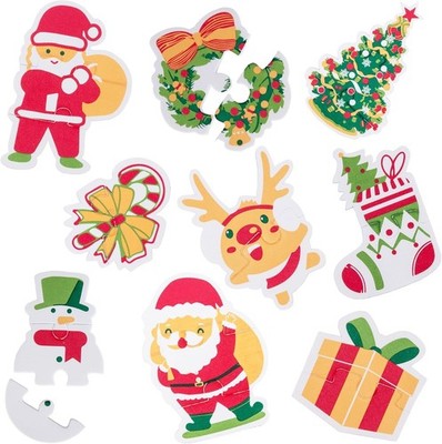 Stocking Stuffer for Kids - Christmas-Themed for Toddlers Kids, 9 Puzzles