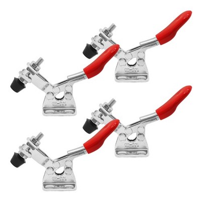 4Pcs Horizontal Toggle Clamp 201A 60lb Quick Release Hold Down Woodworking