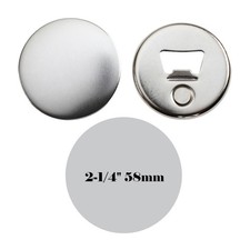 58mm 2-1/4" Magnetic Bottle Opener Parts for Pro Maker DIY 100 Sets/Pack