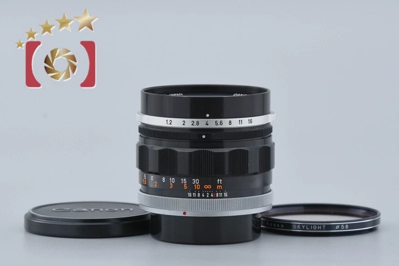 Canon FL f/1.2 Camera Lenses 58mm Focal for sale | eBay