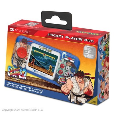 My Arcade Street Fighter II Pocket Player Pro: 4.5 cm x 5 x cm, Multi