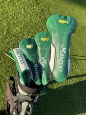 2026 Masters Headcovers - Full 4 Piece Set - Driver Wood Hybrid Putter