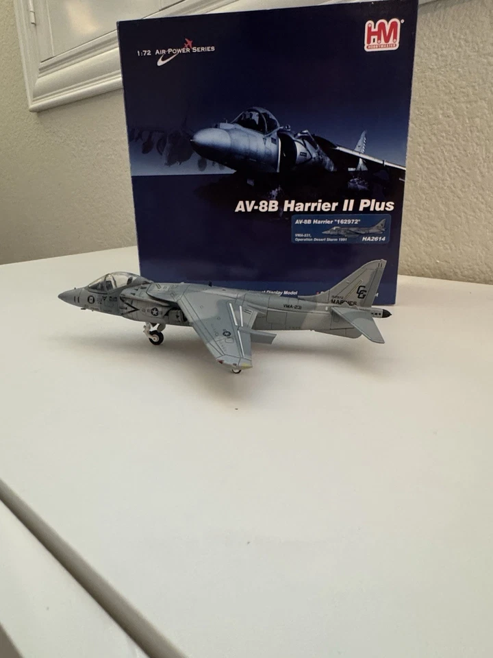 Hobby Master 1/72 AV-8B Harrier II VMA-231 Spades Desert Storm 162972 HA2614 Foto 4 de 4