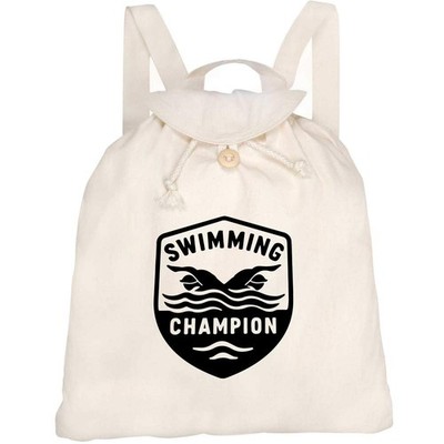 Canvas Rucksack / Backpack ''Swimming Champion Emblem'' (RK00040873)