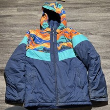 Columbia Lightning Lift II Hooded Jacket Boys Fossil XL