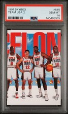 1991 SKYBOX #545 TEAM USA 2 PSA 10