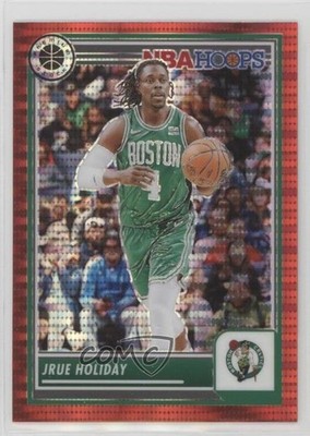 2023-24 Panini NBA Hoops Premium Stock Red Pulsar Prizm Jrue Holiday #59 8d2